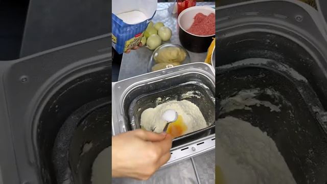 #рецепт#тесто #чебурек полузаварное тесто
