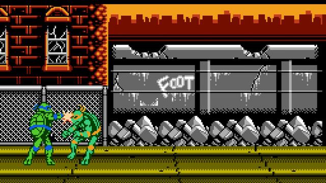 Teenage Mutant Ninja Turtles: Tournament Fighters - 2Players VS mode [NES]|
