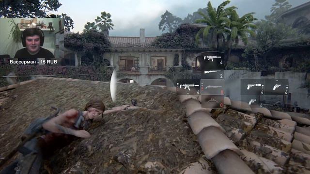 Конец прохождения The Last of Us 2 на реализме, с одной жизнью (главы)