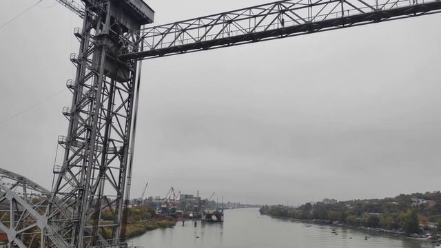 Подъёмный ЖД мост в Ростове на Дону