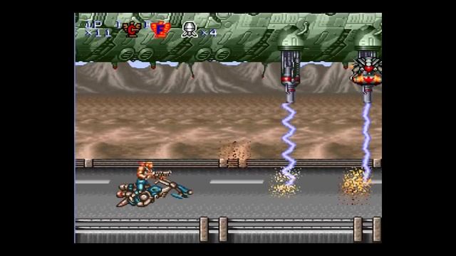 Contra 3: The Alien Wars Прохождение SNES Rus