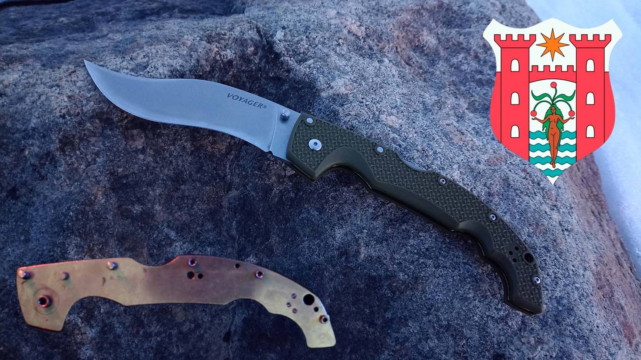 COLD STEEL EXTRA LARGE VOYAGER VAQUERO реплика - Клинок из Виковаро разбираем и смотрим что внутри.