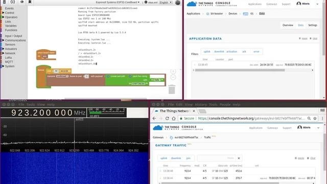 Whitecat IDE / Lua-RTOS-ESP32 / LoRaWAN As923 Supported