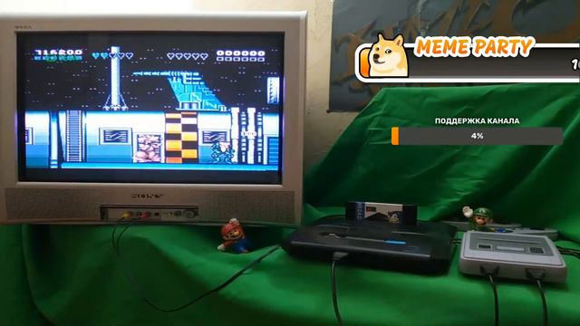 DENDY and SEGA ( 8БИТ 16БИТ) РЕТРО СТРИМ - 7 #dendy #sega #игры