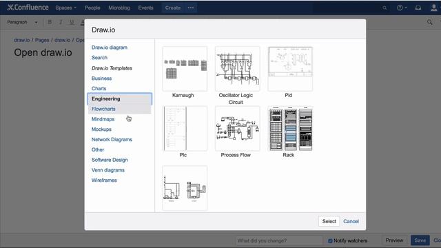 How to use the draw.io template manager to quickly start diagramming