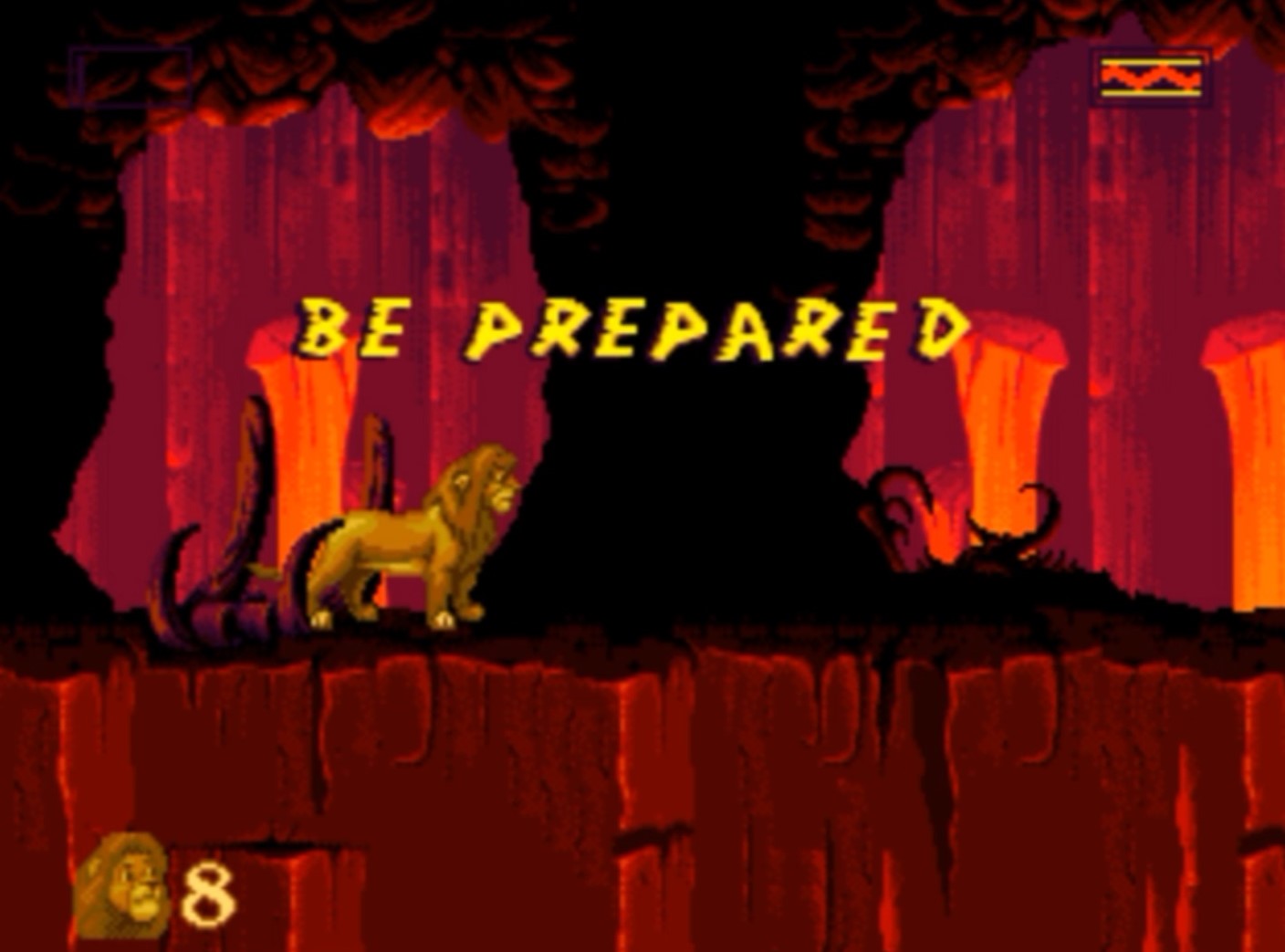 Sega Mega Drive 2 (Smd) 16-bit The Lion King 1 Level 8 Be Prepared Прохождение