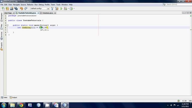 Java Beginner Programming Tutorial 34 2D Arrays
