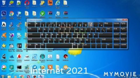 Как включить экранную клавиатуру Windows 7. #2021#.