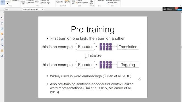 NN4NLP20SP 学习小组 L9: Sentence embedding and contextual word representation