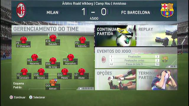 Fifa 14 |PS3| -  (Demo) AC Milan vs Barcelona