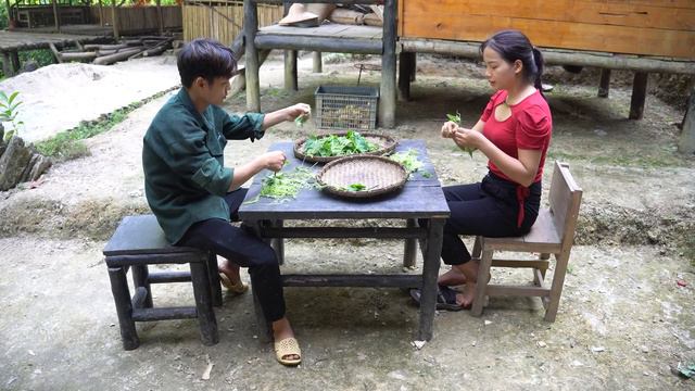 Hien and the guy had an accident going to the market to buy new clothes, buy ducks to raise.