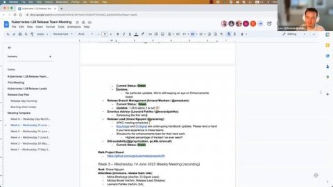Kubernetes Release Team Meeting for 20230621