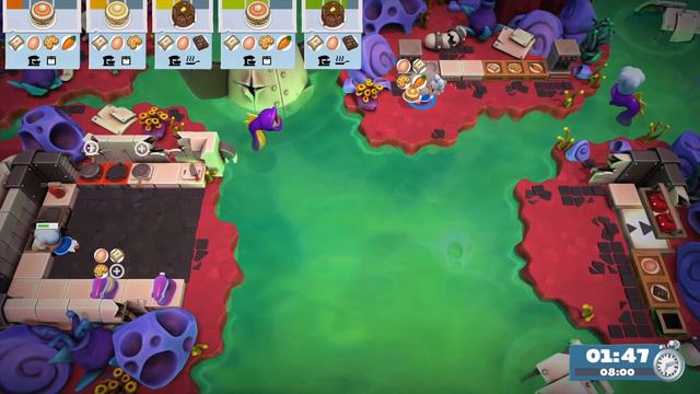 Overcooked2 6-2 Survival Mode Solo