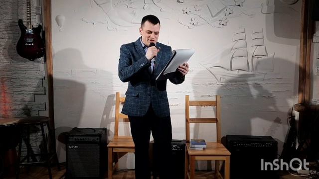 Творческий вечер писателя Дмитрия Корнеева в Арт-Баре "Кальмиус" 14 апреля 2024г.