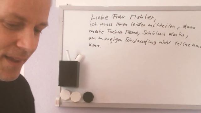 Deutsch: Briefe & E-Mails schreiben! A2, B1 und B2: "Der halbformelle Brief" (Entschuldigung Schule