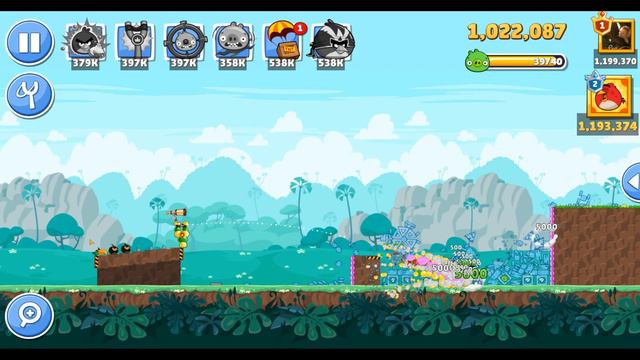 Angry Birds Friends Level 3 Tournament 1197 Highscore POWER-UP walkthrough