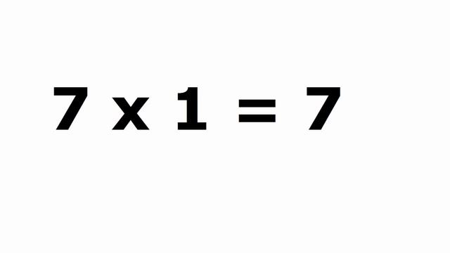 Times tables song 7