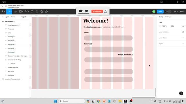 Figma Login Page Mastery: A Step-by-Step Guide for Beginners |Login page figma