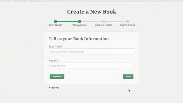 How to make an online book using Bitbooks