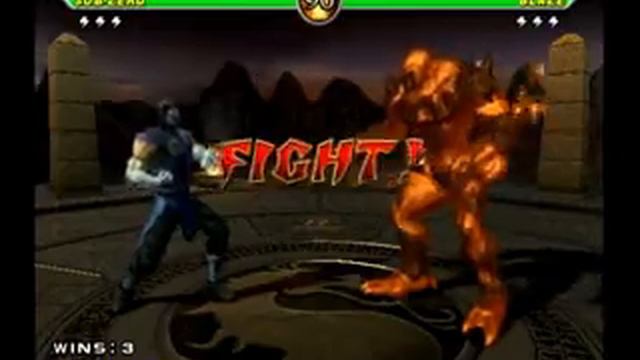 Mortal Kombat Armageddon Sub-Zero Gameplay Part 2