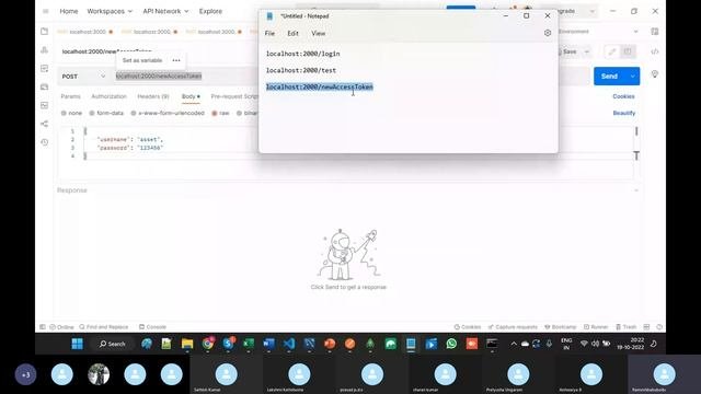 Part 115   JWT Authentication   Creating new access token in Node JS