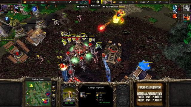 ЗАСТРОЙКА НЕЖИТИ!: Chaemiko (Hum) vs Michael (Ud) Warcraft 3 Reforged