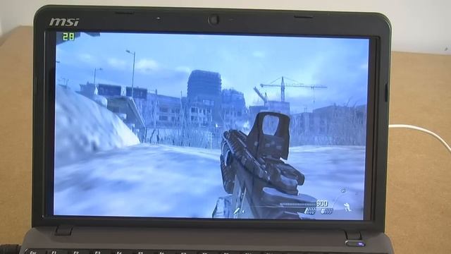 MSI WIND U270 : Call Of Duty Modern warfare II TEST