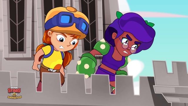 Brawl Stars Minecraft Animation - JACKY vs STEVE - Minecraft in Brawl Stars World