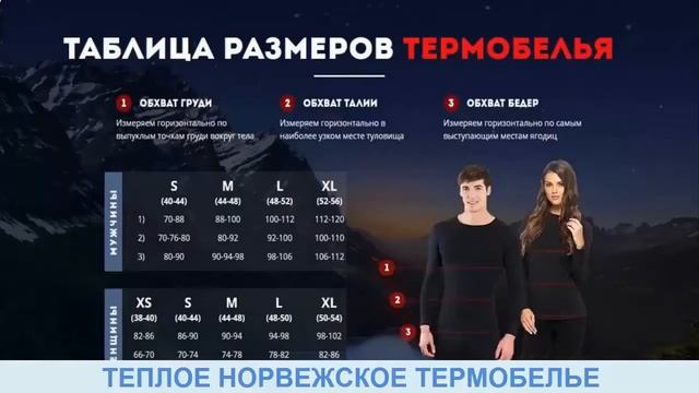 Мужское и женское термобелье   Норвежское качество!!!