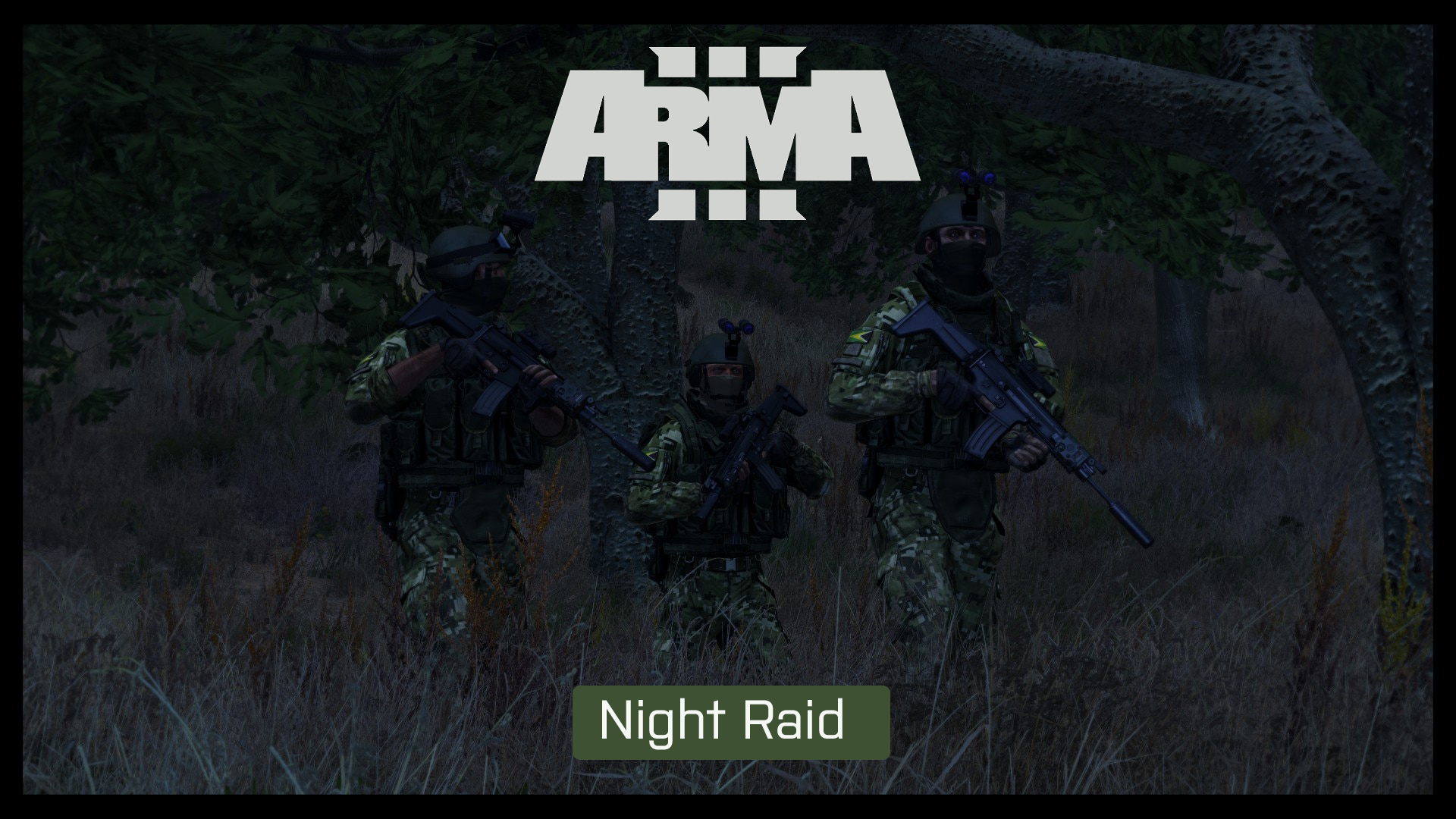 ArmA 3.Nignt Raid
