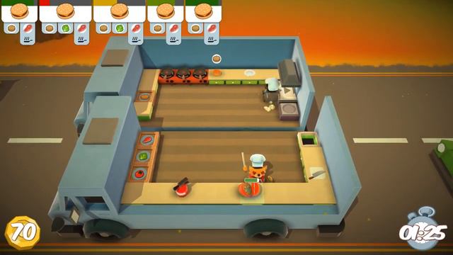 Ор на кухне в Overcooked