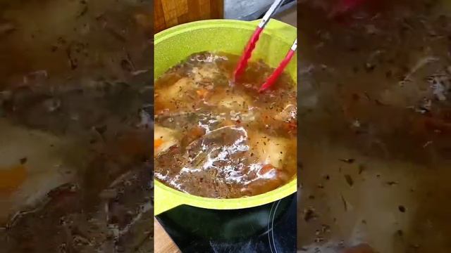 Очень вкусный куриный суп ?