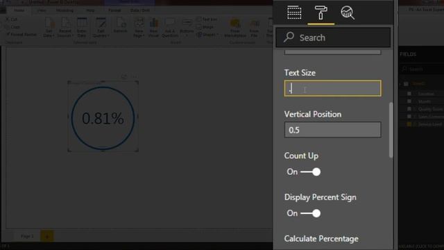 Custom Visual: Liquid Fill Gauge in Power BI