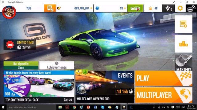 Asphalt 8 Airborne All Car Hack 2016