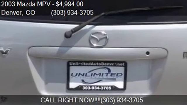 2003 Mazda MPV WAGON for sale in Denver, CO 80222 at UNLIMIT
