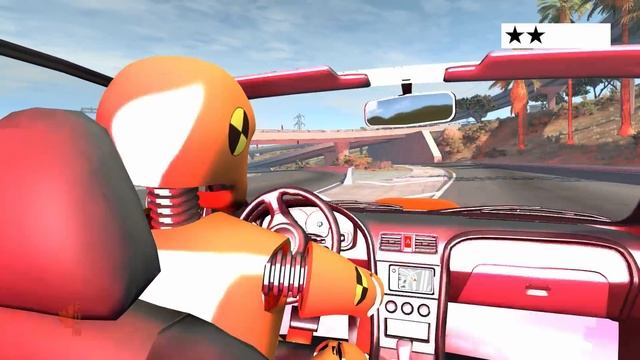 Crash Test Dummy: Police Escape 2  BeamNG.drive