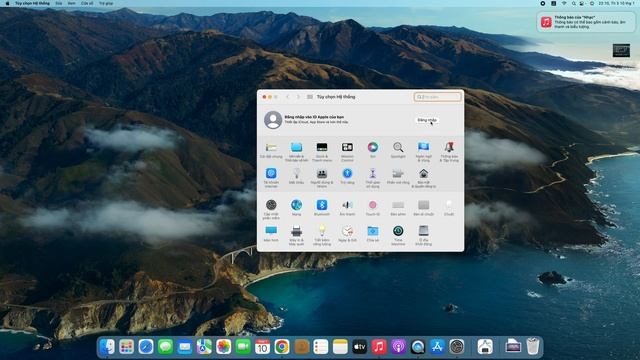 CÁCH ĐĂNG NHẬP TÀI KHOẢN ICLOUD VÀO MACBOOK - MÁC VIỆT