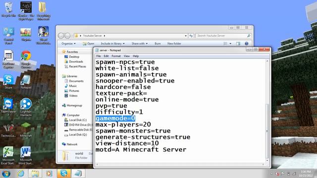 How To Setup A 1.4.6 Vinilla Minecraft Server (Port Forward) Windows