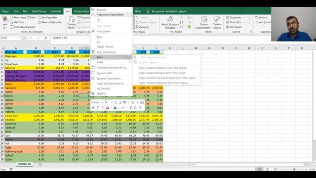 RENKLERE GORE İŞLEM YAPMAK? (Excel Dersleri)