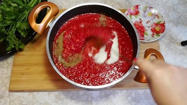 Аджика острая на зиму!