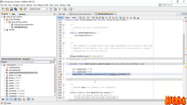 ✅ Programar Suma con Interfaz Grafico java -Netbeans Video #12✅