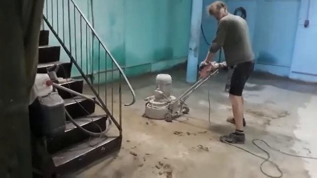 Шлифовка бетонного пола 18