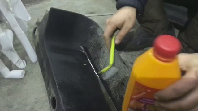 Renault Trafic подготовка авто после цемента