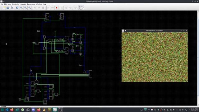 VGA graphics card double buffer test