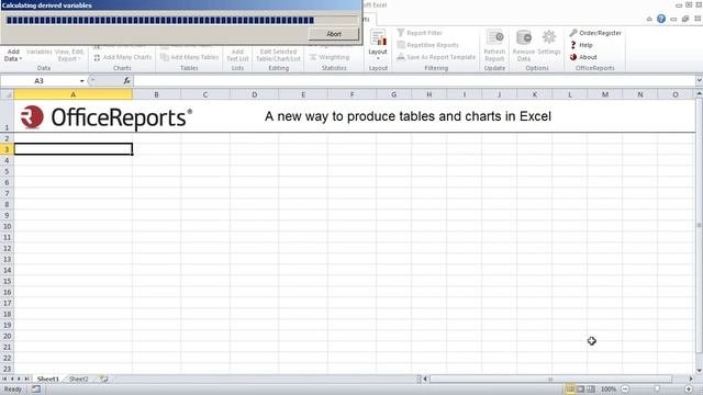 OfficeReports in Excel