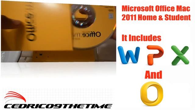 Microsoft Office 2011 Mac Home & Student Edition Unboxing