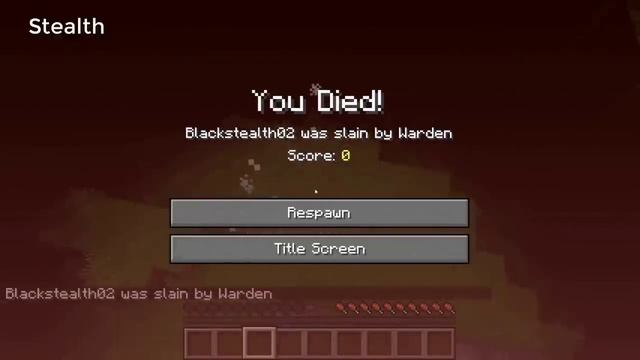 Gamers Reaction To The Warden Sonic Boom In Minecraft