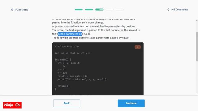 C Programming Basics in SoloLearn 1  Ninja Programmer Co. Live Stream ?