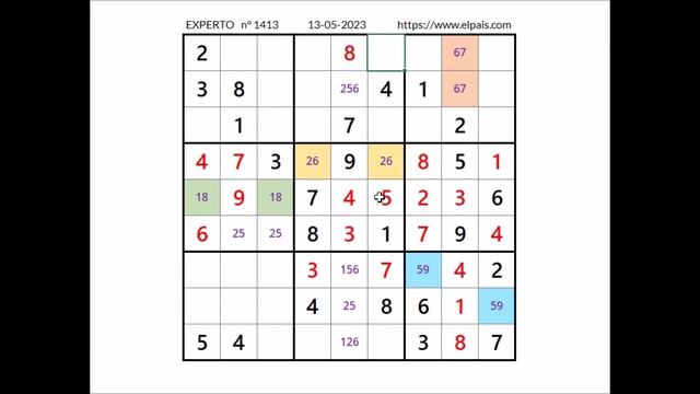 Sudoku diario 13/05/2023