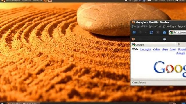 Ubuntu 9.10 Desktop Su Asus Eeepc 1005ha Con Effetti Grafici Attivi